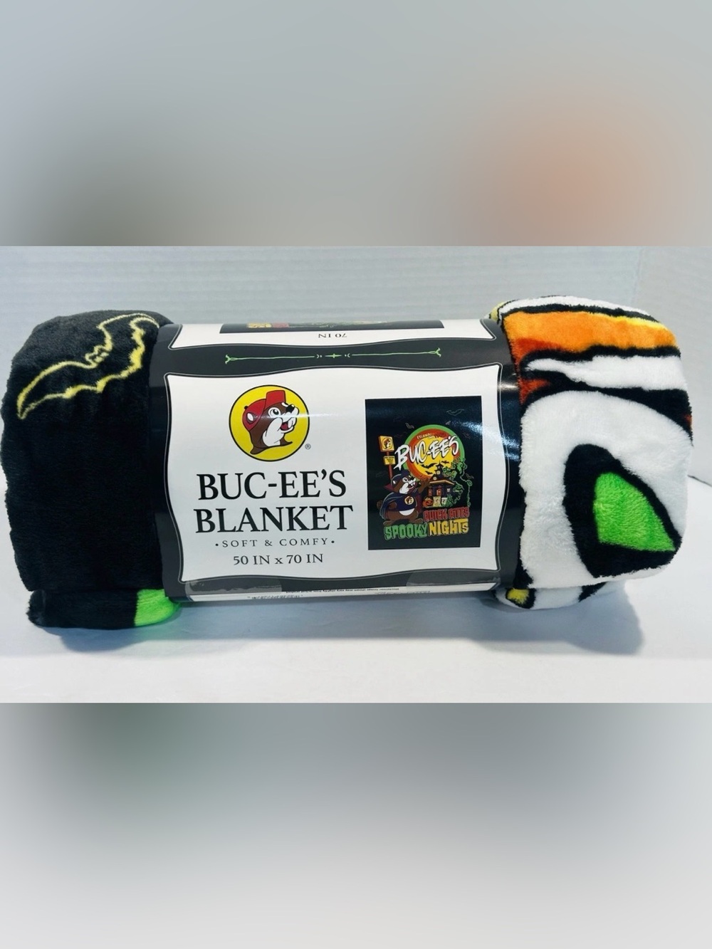 Buc-ee's New Halloween Plush Blanket 2026 Soft and Comfy  - 50 x 70 inches